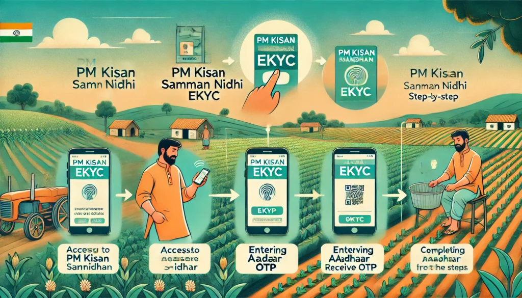 Pm Kisan Samman Nidhi Yojana Ekyc Process